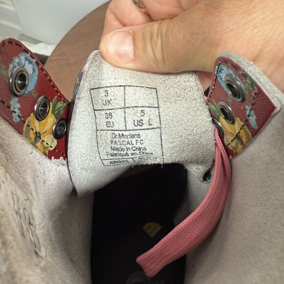 Dr. Martens 1460 Pascal Floral Clash Boots - Picture 7 of 7